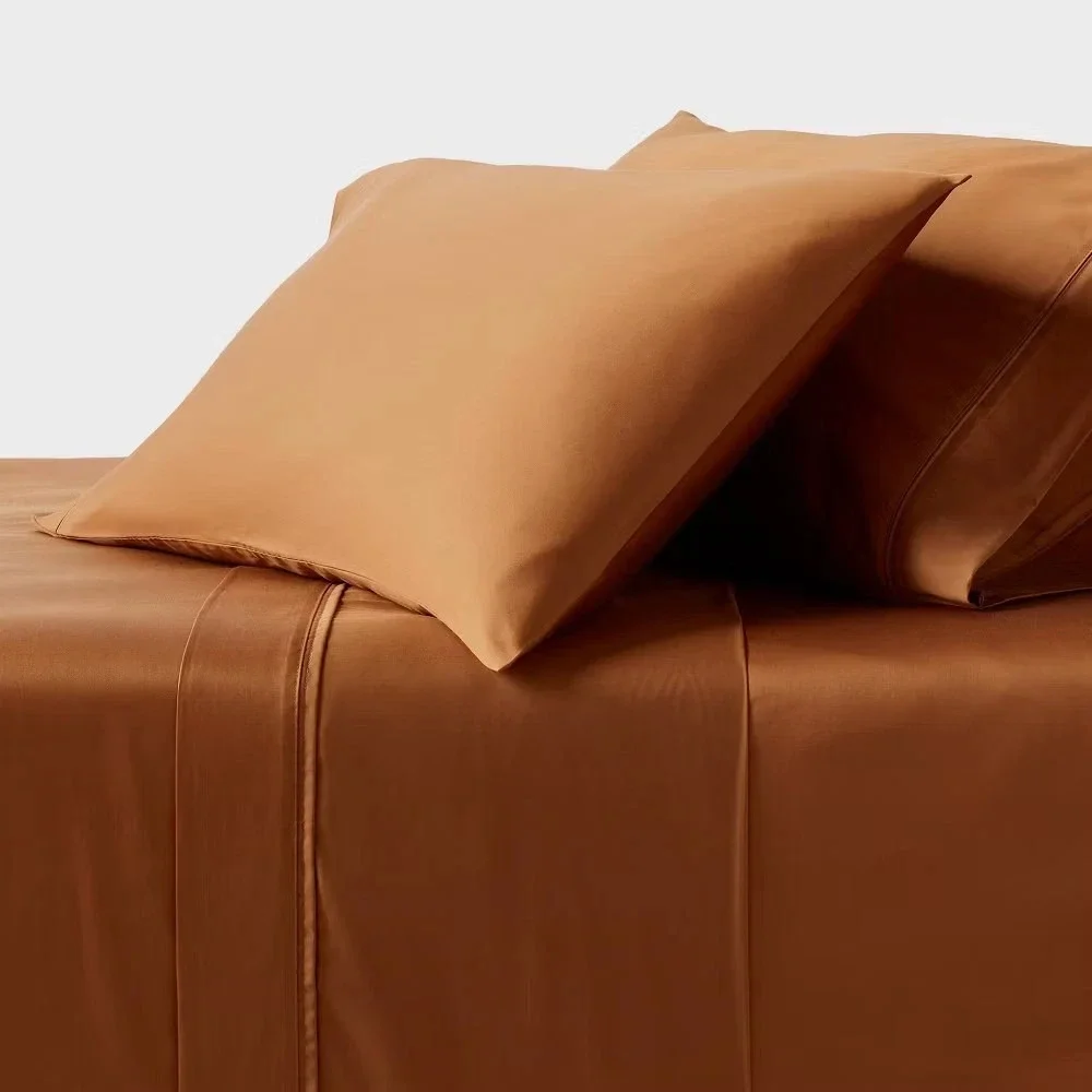 Twin/Twin XL 320 Thread Count Cool TENCEL Lyocell Sheet Set Caramel